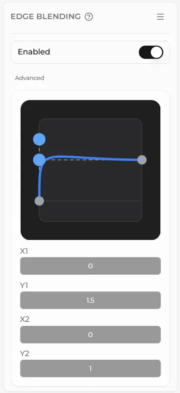 The Basemancer edge blending panel