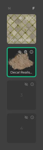The texture layer cards