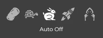 The Basemancer performance mode controls