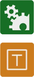 The Basemancer tools and text tools icons