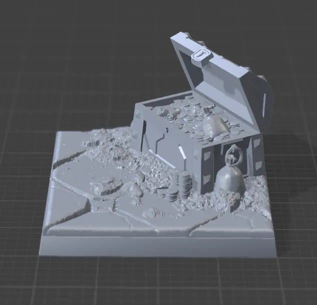 A treasure chest base